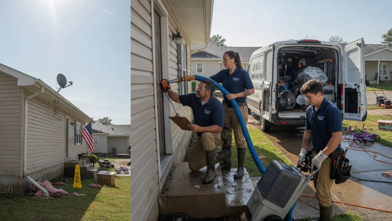Ceiling Water Damage Restoration in Wakarusa, IN near me