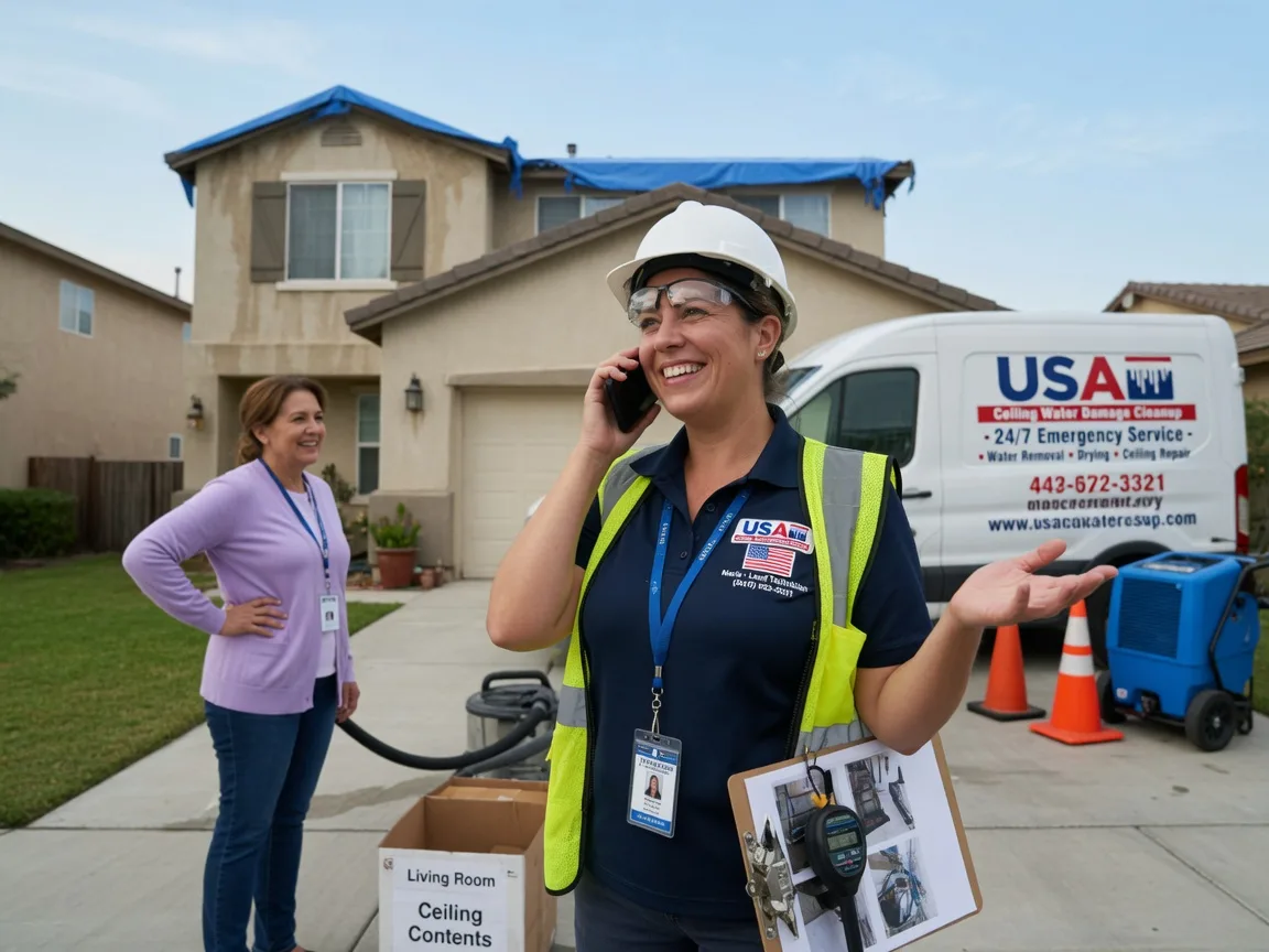 Ceiling Water Damage Restoration Wakarusa, IN FAQs
